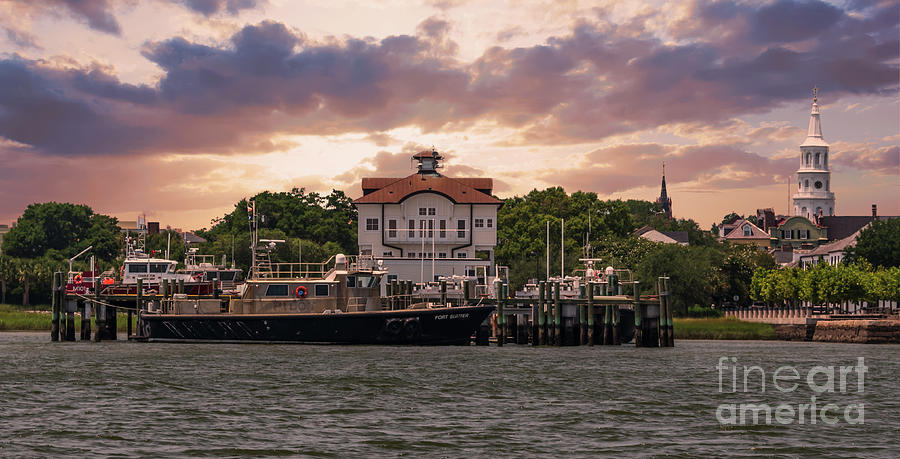 Charleston Wharf Photograph