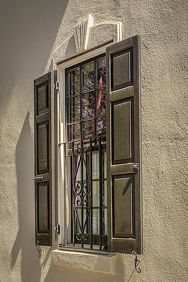 Charleston Window Detail Photograph by Robert Mitchell