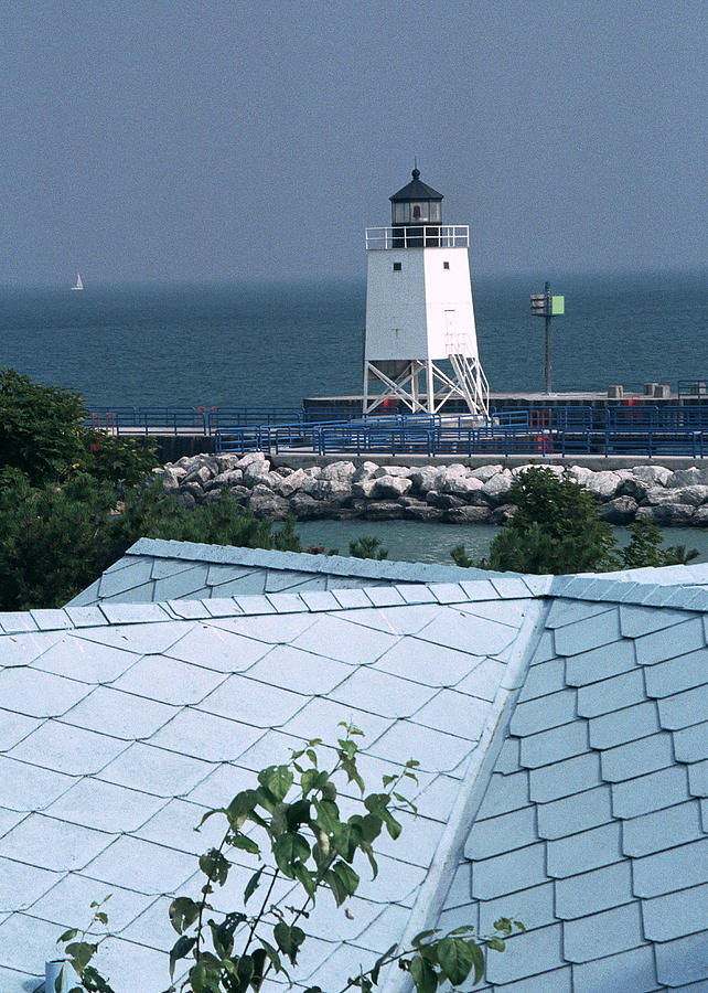 Charlevoix Light, Michigan Photograph by Kenneth Campbell