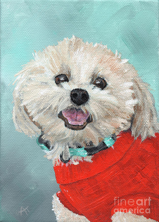 Charlie Painting by Annie Troe