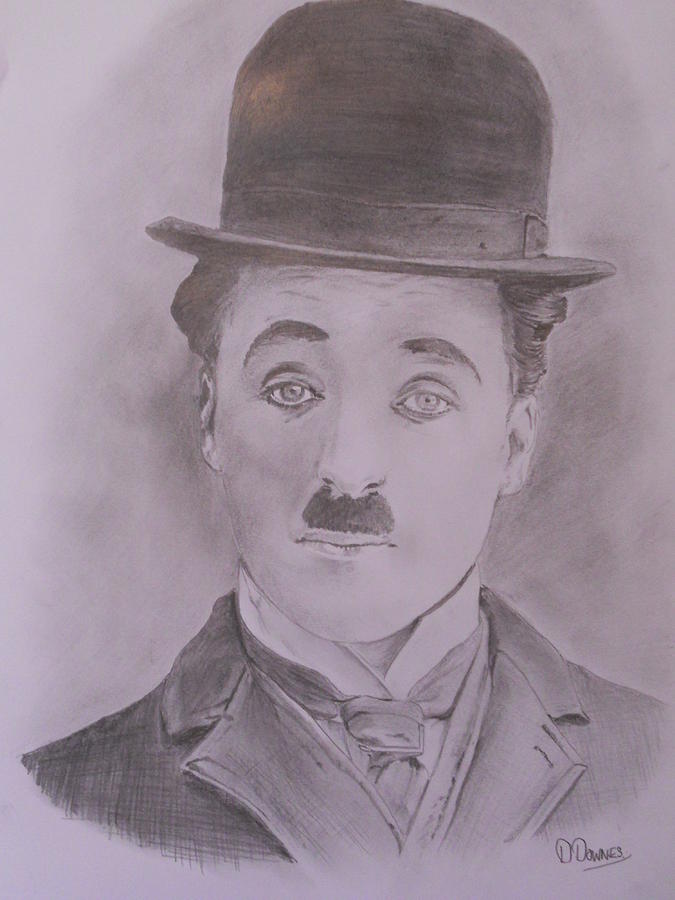 Charlie Chaplin Drawing by Darren Downes | Fine Art America