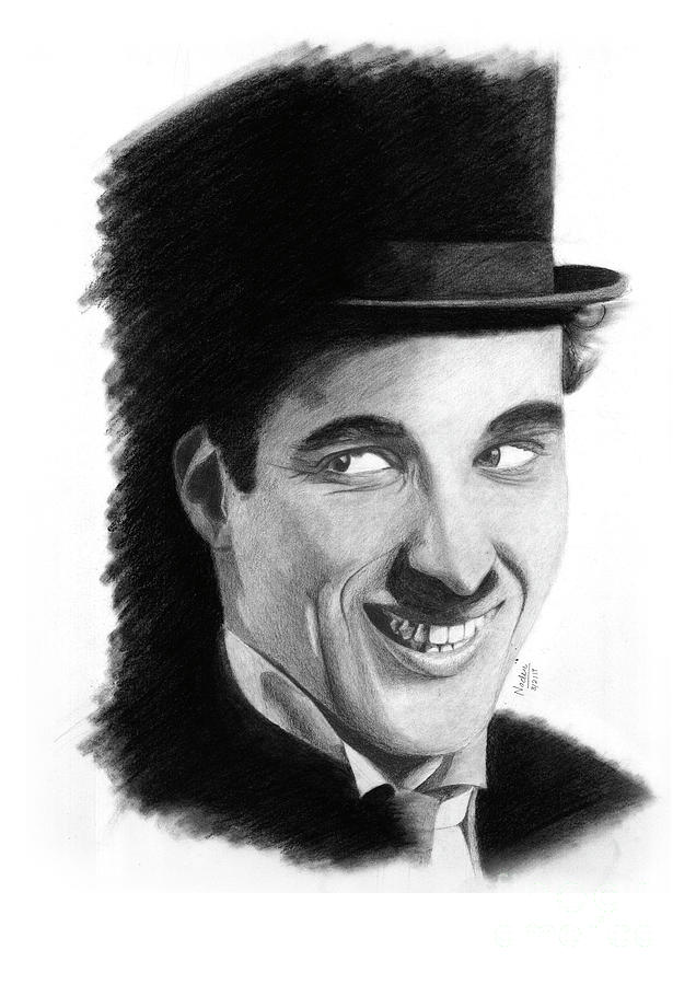 Charlie Chaplin Drawing by Nadeem Abdulla