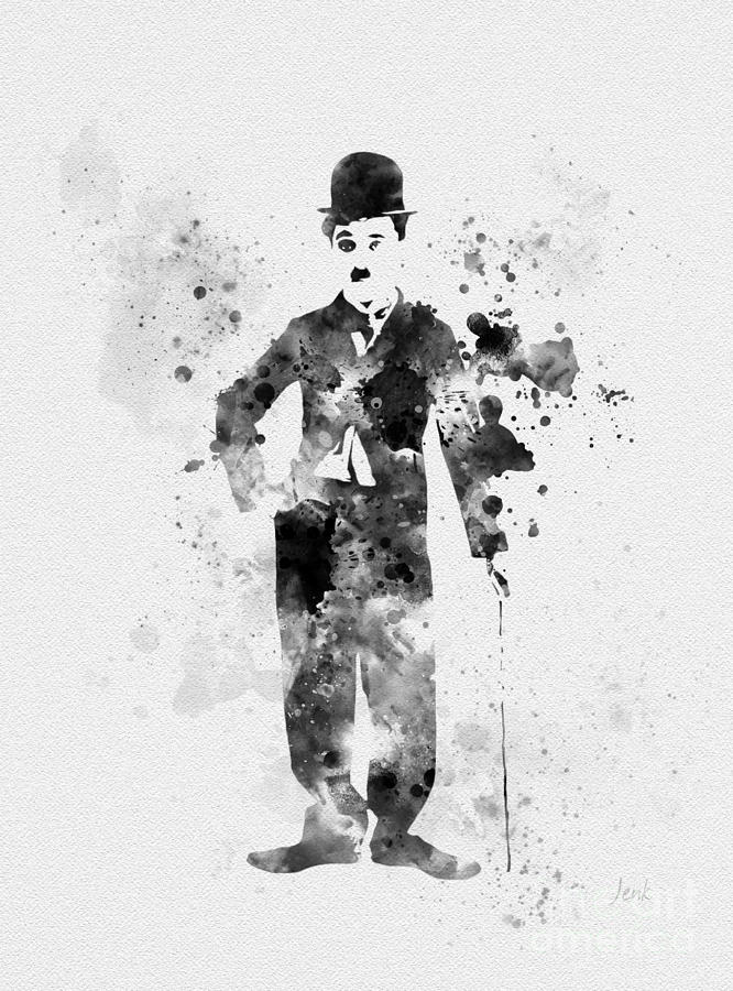 Charlie Chaplin Mixed Media by My Inspiration