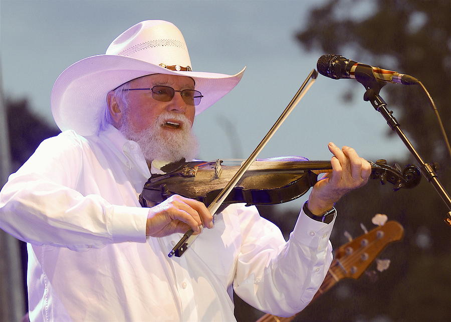 Charlie Daniels on Fiddle Photograph by Michael Ray - Fine Art America