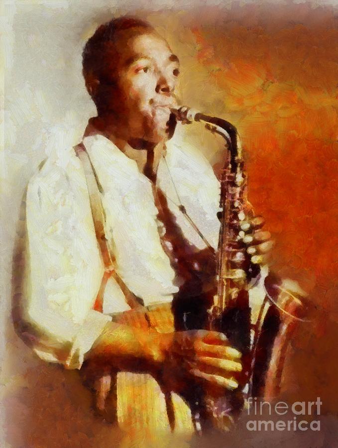 Charlie Parker, Music Legend Painting