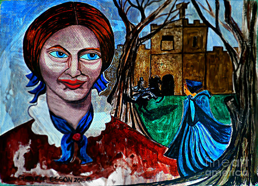 Charlotte Brontes Jane Eyre I Painting by Genevieve Esson