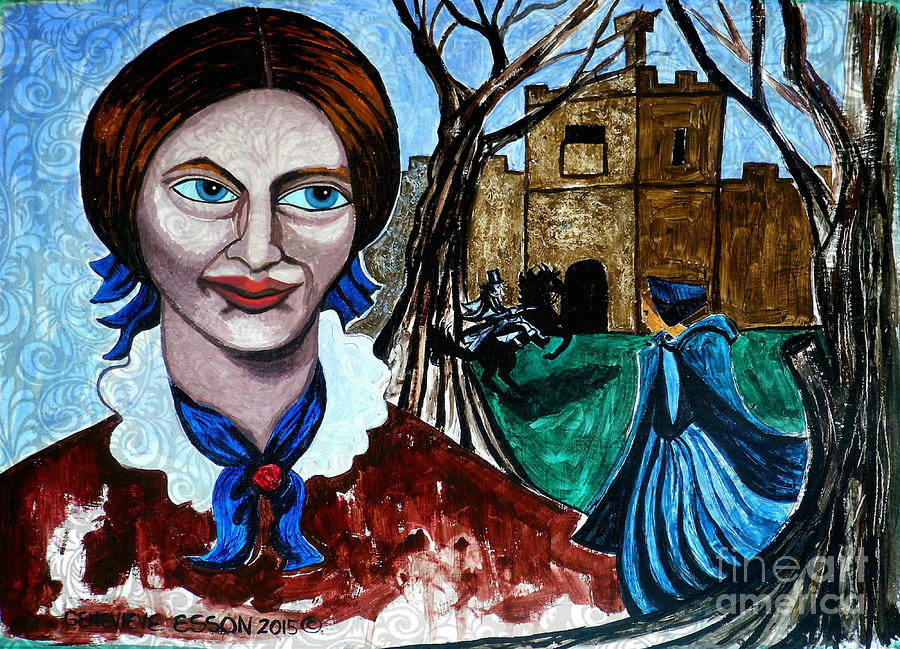 Charlotte Brontes Jane Eyre II Painting by Genevieve Esson