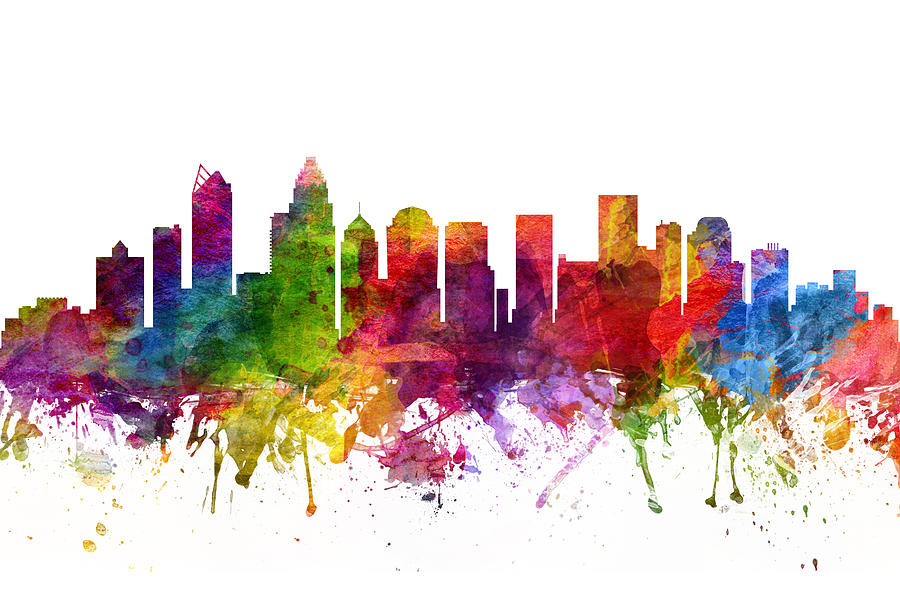 Charlotte Cityscape 06 Painting