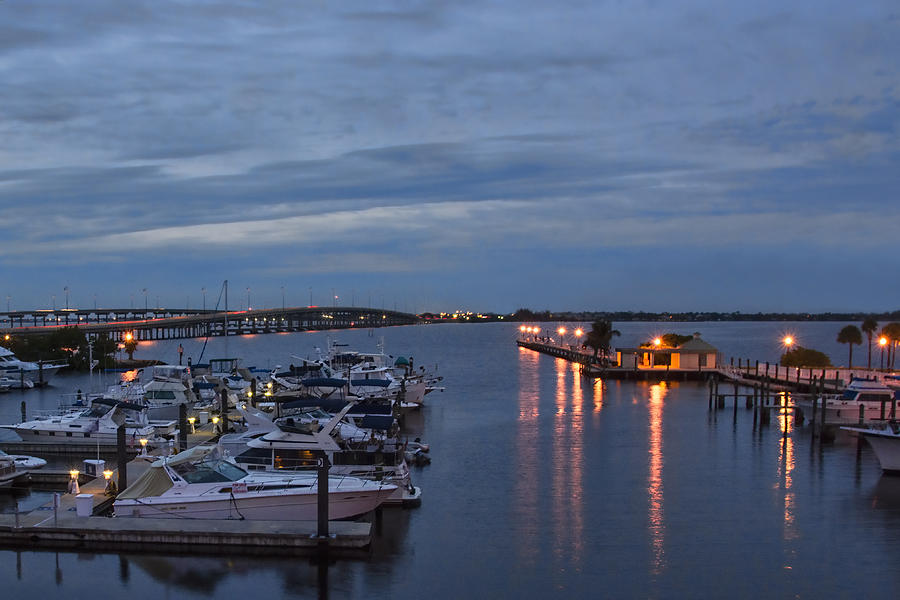 Charlotte Harbor at Dusk Photograph by Mitch Spence