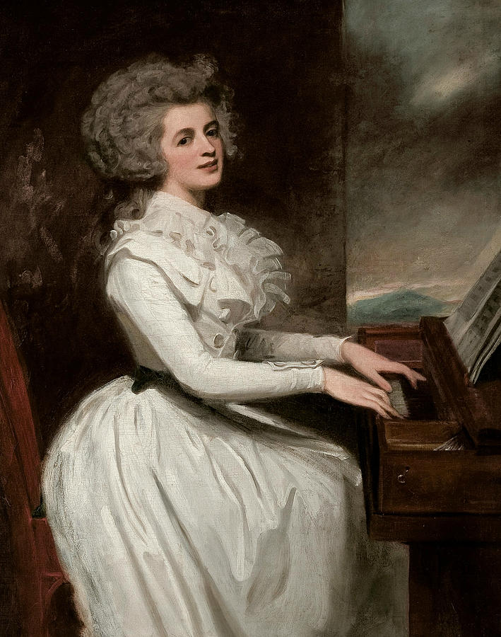 English Painters Painting - Charlotte, Mrs Thomas Raikes by George Romney English Painters Painting - Charlotte, Mrs Thomas Raikes by George Romney
