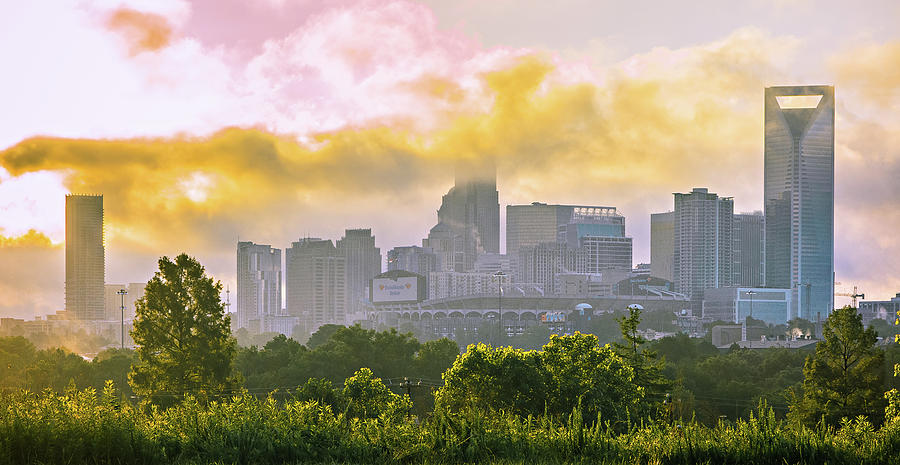 Charlotte North Carolina City Skyline Photograph by Alex Grichenko
