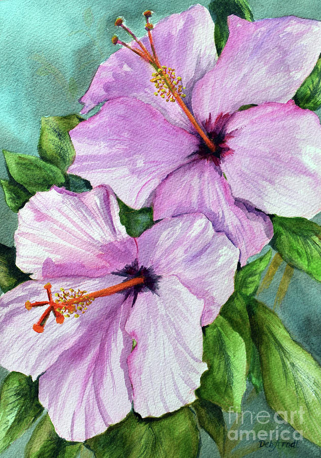 Charlottes Flower Painting by Deb Arndt