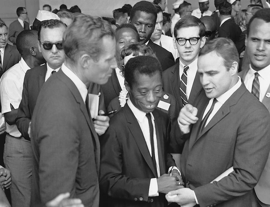 Charlton Heston James Baldwin Marlon Brando Washington D.C. 1963