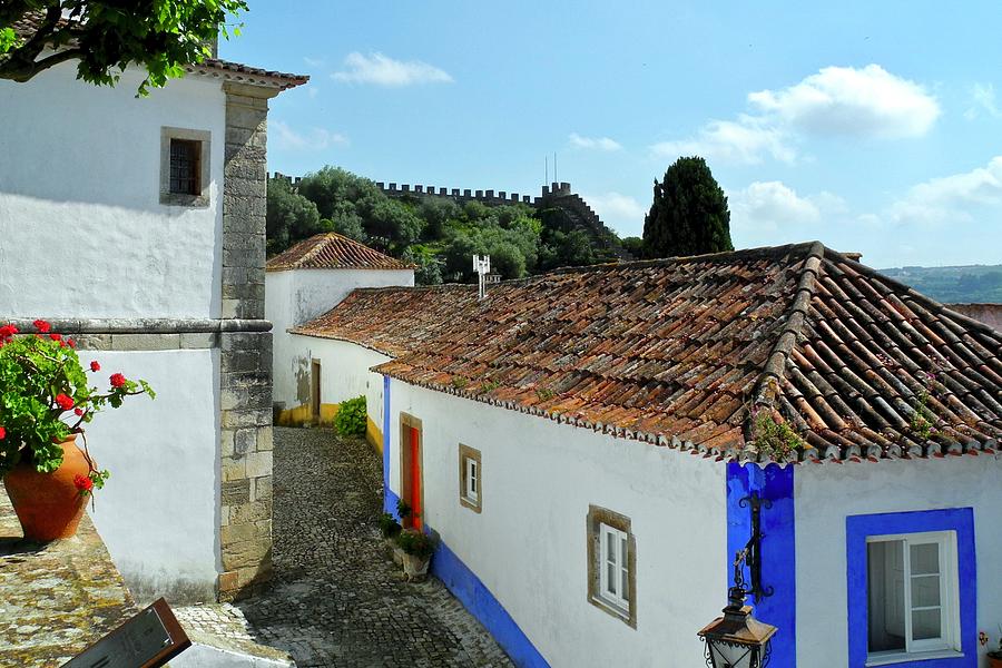 Charming Homes in Obidos Photograph by Kirsten Giving