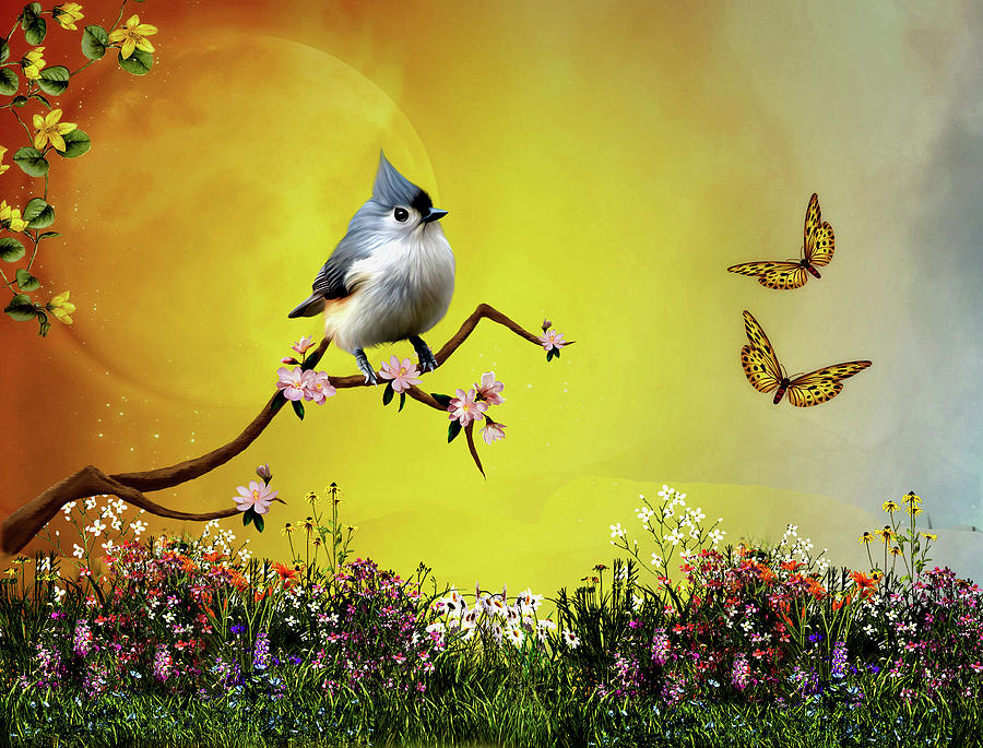 Charming Spring Time Digital Art by John Junek