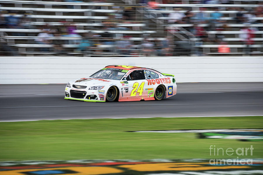 Chase Elliott at Texas Motor Speedway Photograph by Paul Quinn