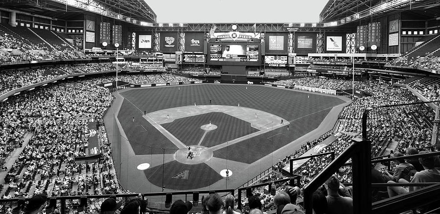 Chase Field 2015 BW Photograph by C H Apperson