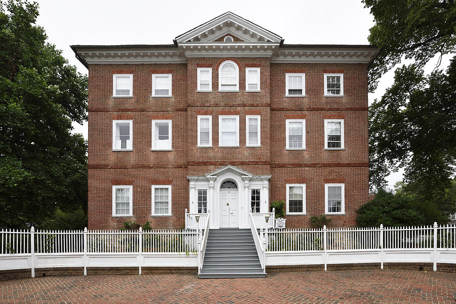 Chase Lloyd House in Annapolis Maryland Photograph by Brendan Reals
