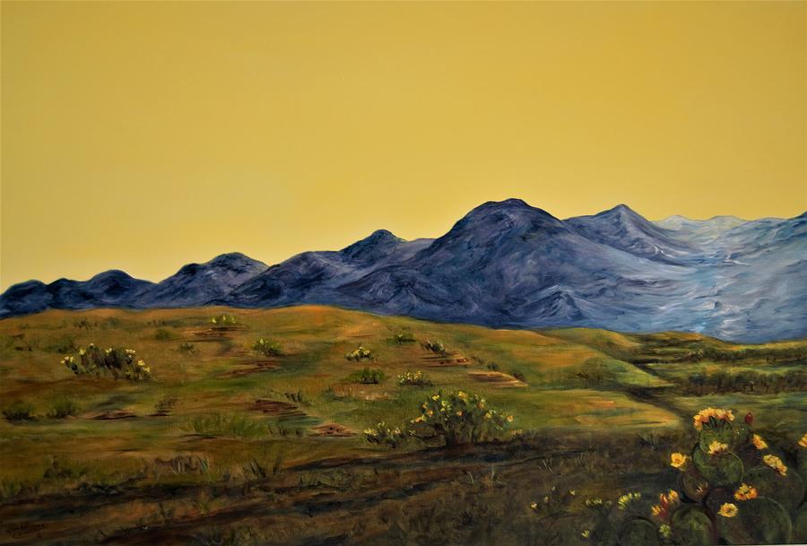 Mountain Painting - Chasing Dreams by Vicki Caucutt