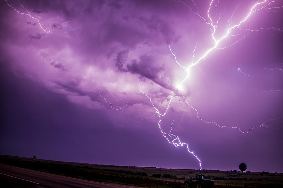 Chasing Nebraska Lightning 018 Photograph by NebraskaSC