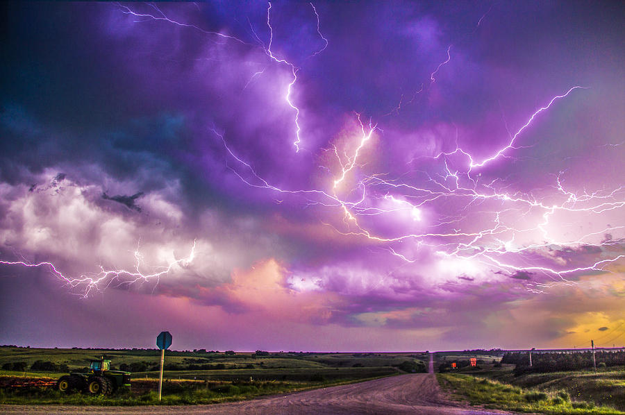 Chasing Nebraska Lightning 056 Photograph by NebraskaSC