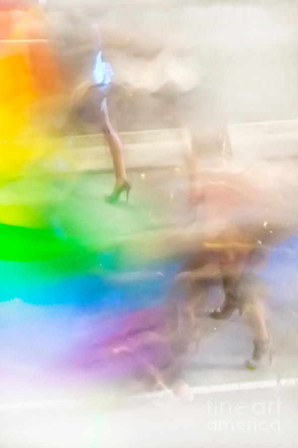Abstract Photograph - Chasing The Rainbow by Az Jackson