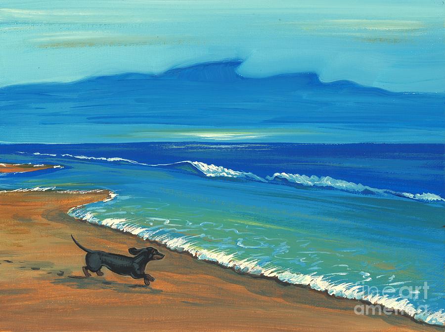 Chasing The Tide Painting by Margaryta Yermolayeva