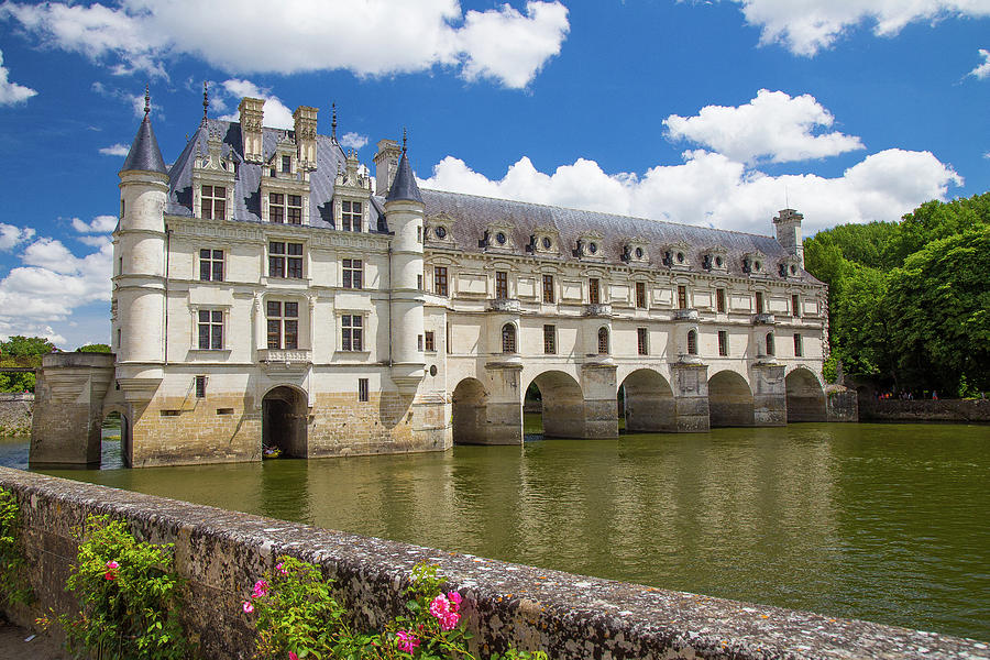 Chateau de Chenonceau in France Photograph by Lowell Monke