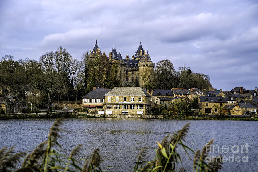 Chateau de Combourg sur le lac Photograph by PatriZio M Busnel