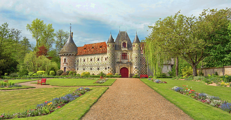Chateau de Saint-Germain-de-Livet, Normandy, France Photograph by Curt Rush