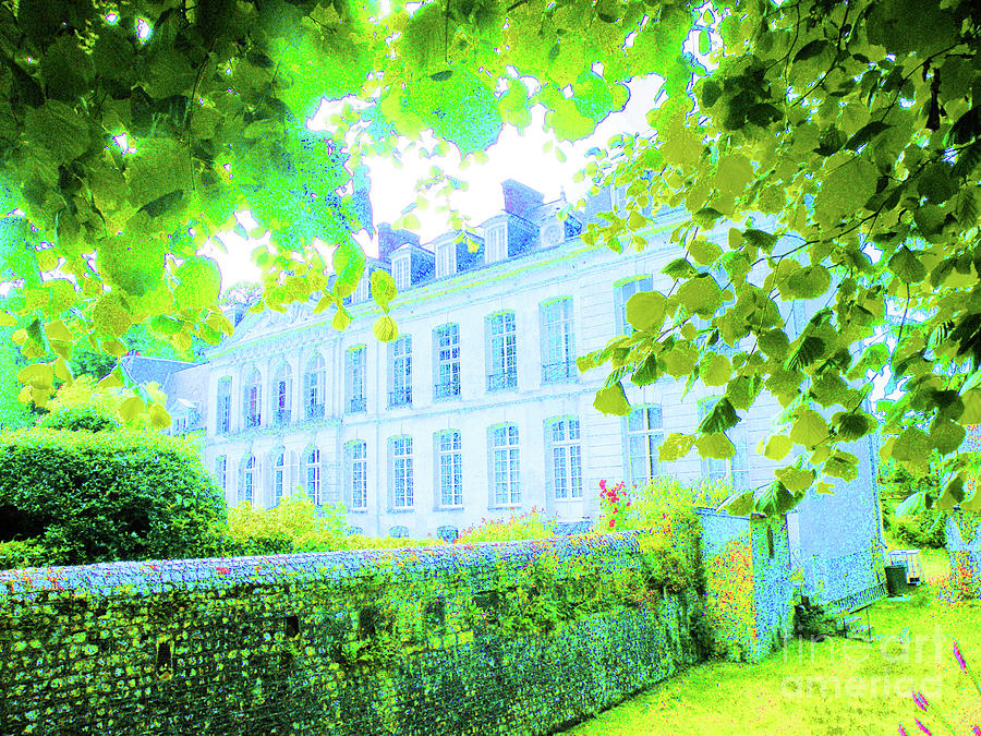 Chateau Filieres Digital Art by Ann Johndro-Collins