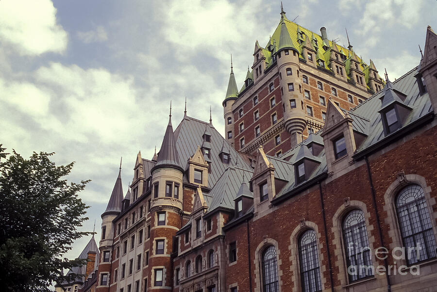 Chateau Frontenac - A Closer View  Photograph by Bob Phillips