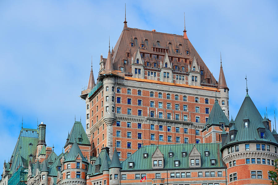 Chateau Frontenac in the day  Photograph by Songquan Deng