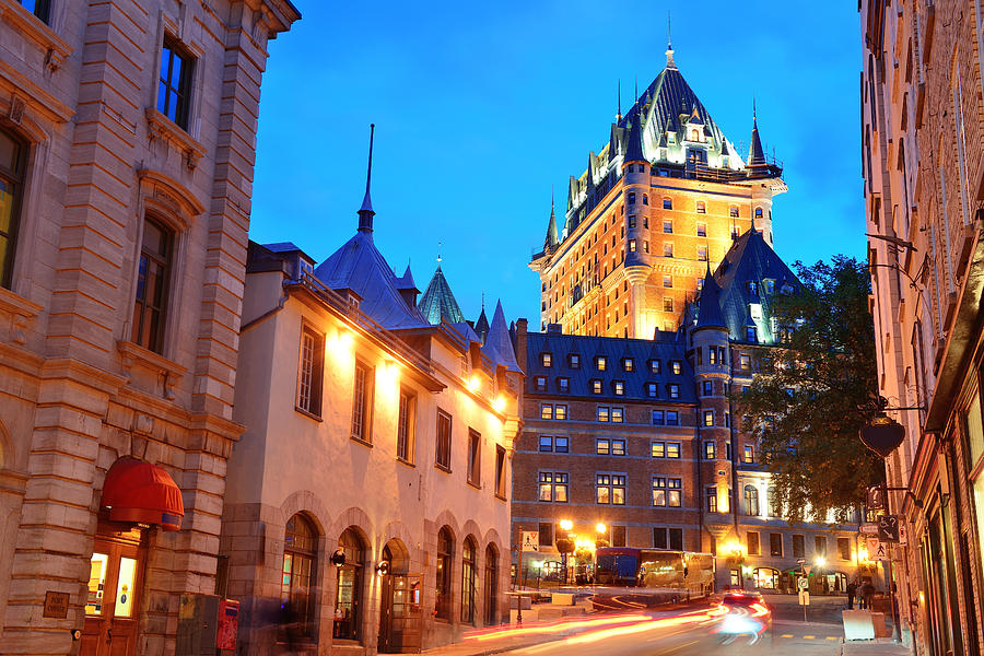 Chateau Frontenac Photograph by Songquan Deng