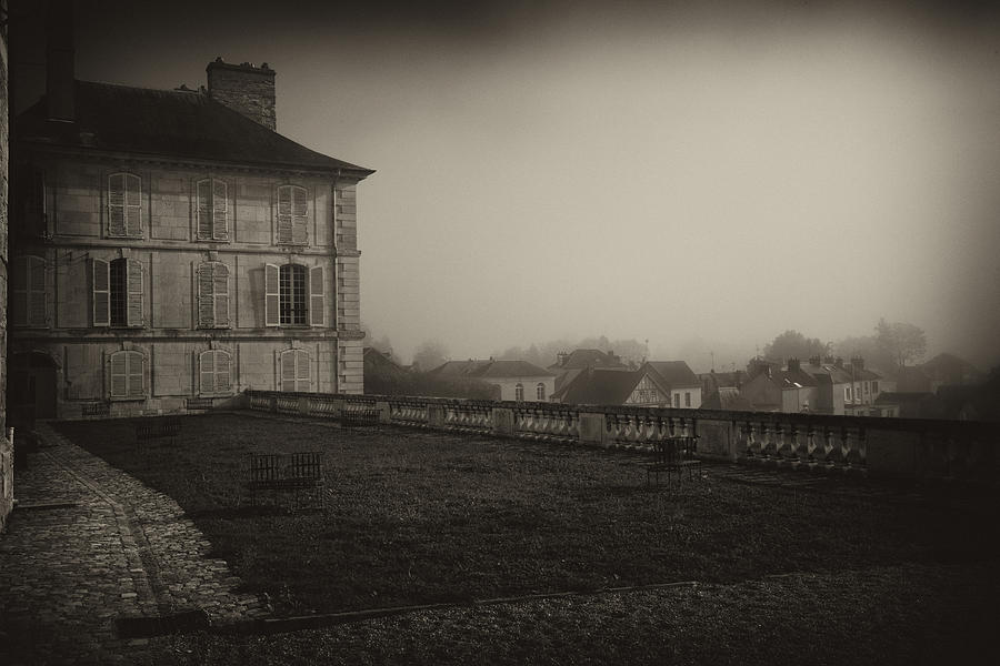 Chateau in Autumn Mist Photograph by Hugh Smith