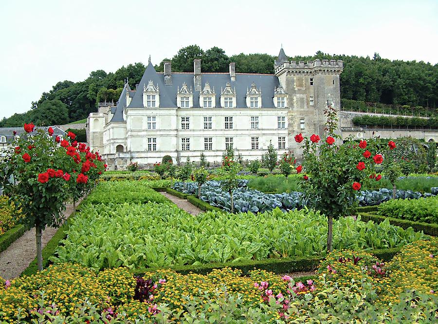 Chateau Villandry - Loire Valley, France Digital Art by Joseph Hendrix