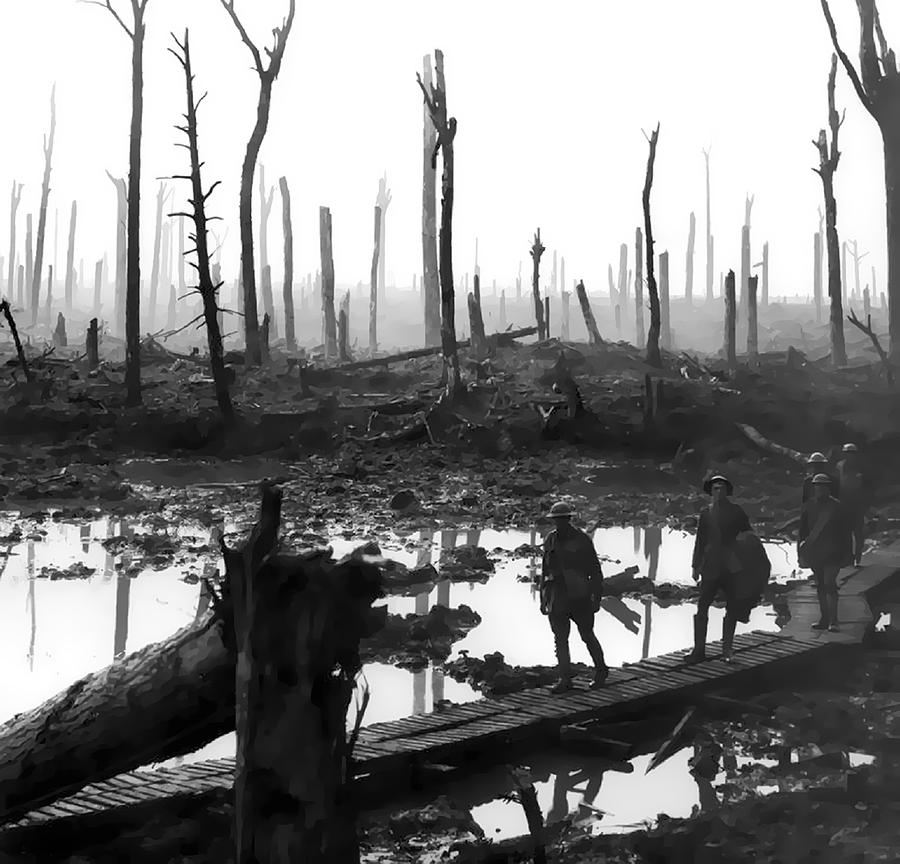 World War One Photograph - CHATEAU WOOD France World War One 1917 by Daniel Hagerman World War One Photograph - CHATEAU WOOD France World War One 1917 by Daniel Hagerman