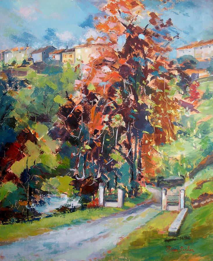 Chateauponsac 87 Painting by Kim PARDON
