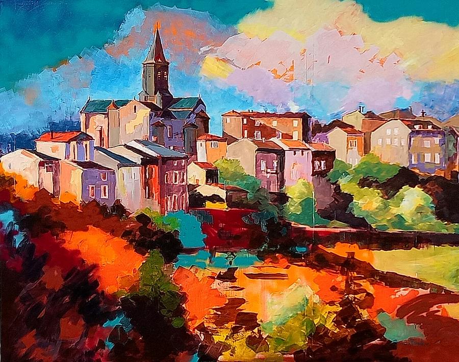 Chateauposac 2018 Painting by Kim PARDON