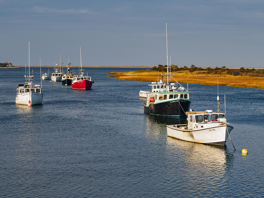 Chatham Harbor Boats II Photograph by Marianne Campolongo