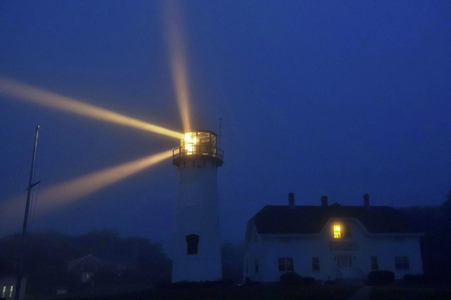 Chatham Light in Fog Photograph by Marisa Geraghty Photography