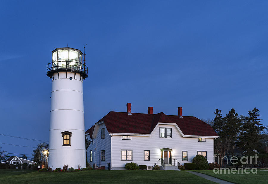 Chatham Lighthouse Night Photograph