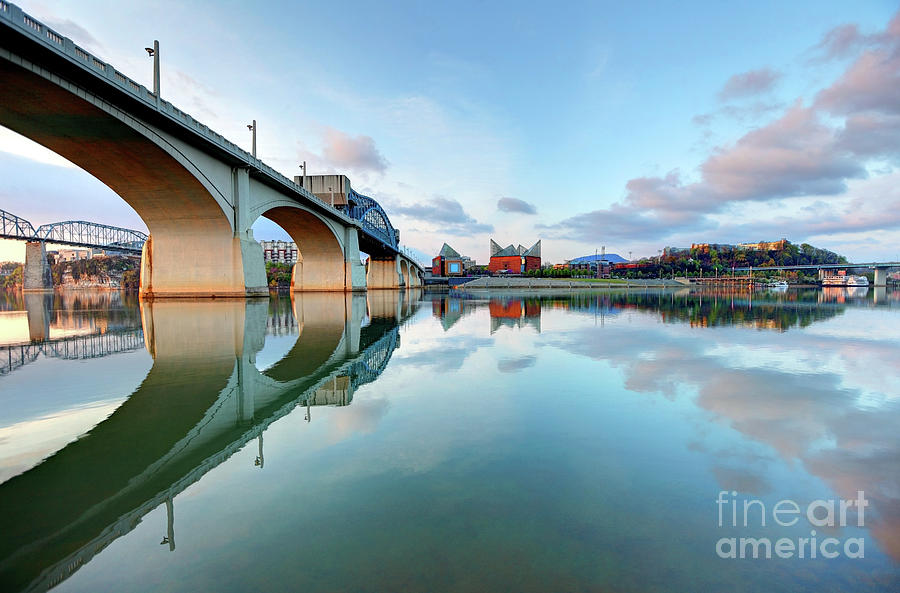 Chattanooga along the Tennessee River Photograph by Denis Tangney Jr ...