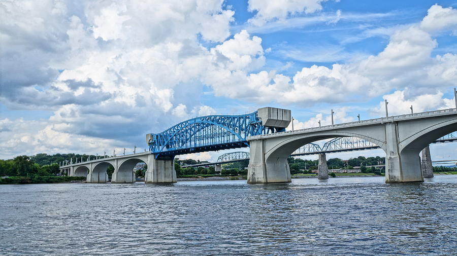 Chattanooga Bridge #6 HDR Painting Photograph by Keegan Hall | Fine Art