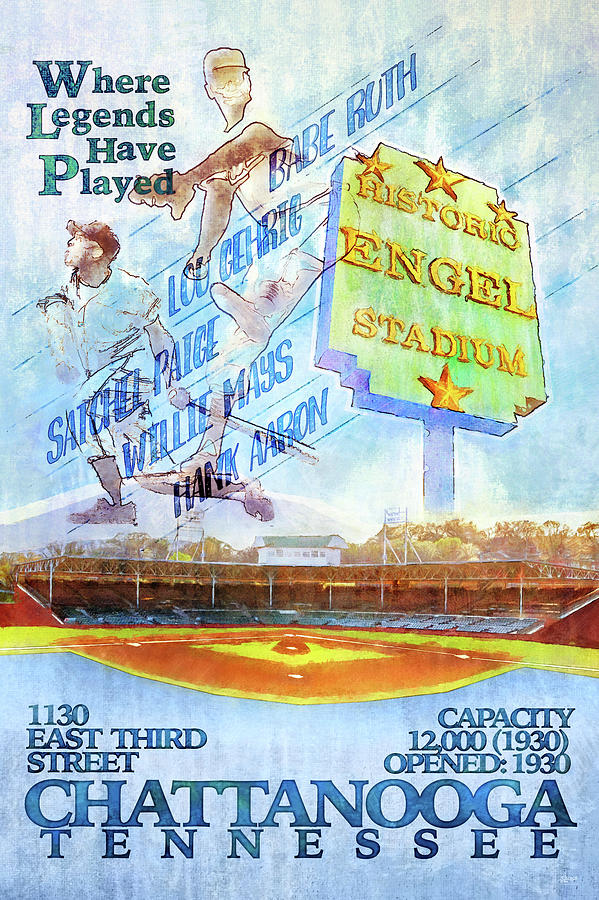 Chattanooga Historic Baseball Poster Photograph by Steven Llorca