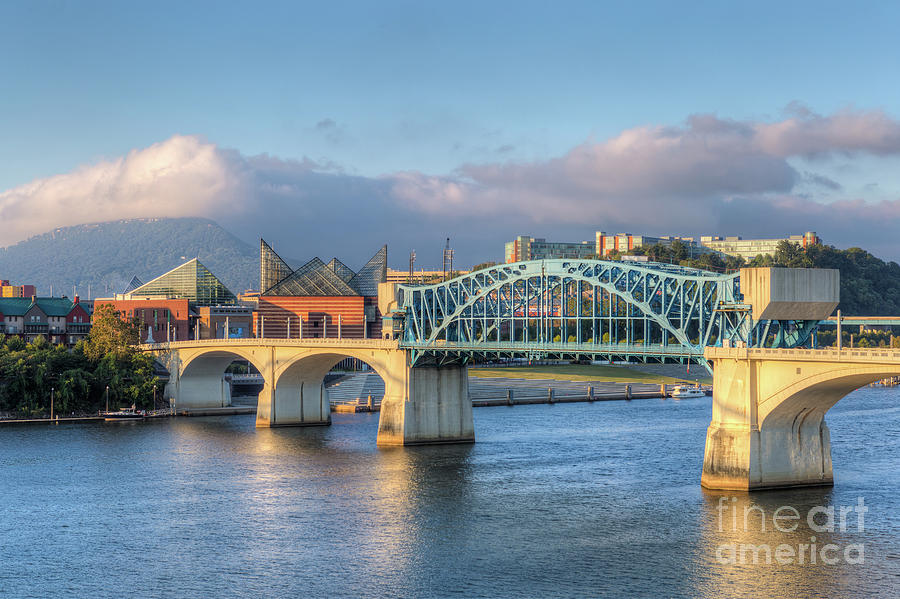 Chattanooga Market Street Bridge III Photograph by Clarence Holmes