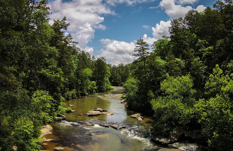 Chauga River From Above Photograph by James Richardson Pixels
