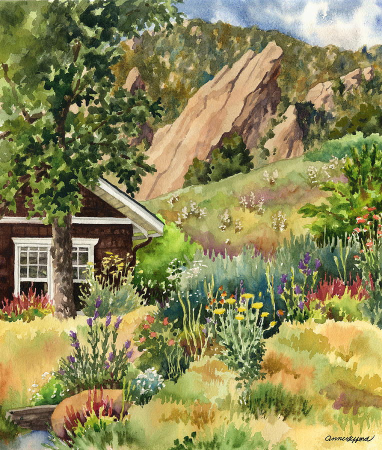 Chautauqua Cottage Painting by Anne Gifford