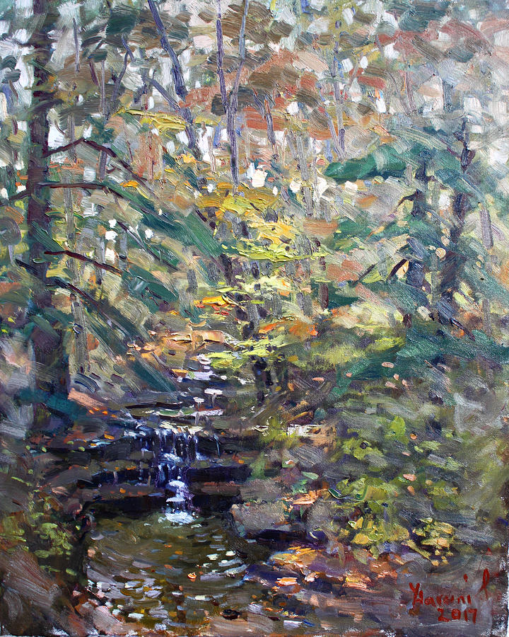 Tree Painting - Chautauqua Gorge State Forest by Ylli Haruni