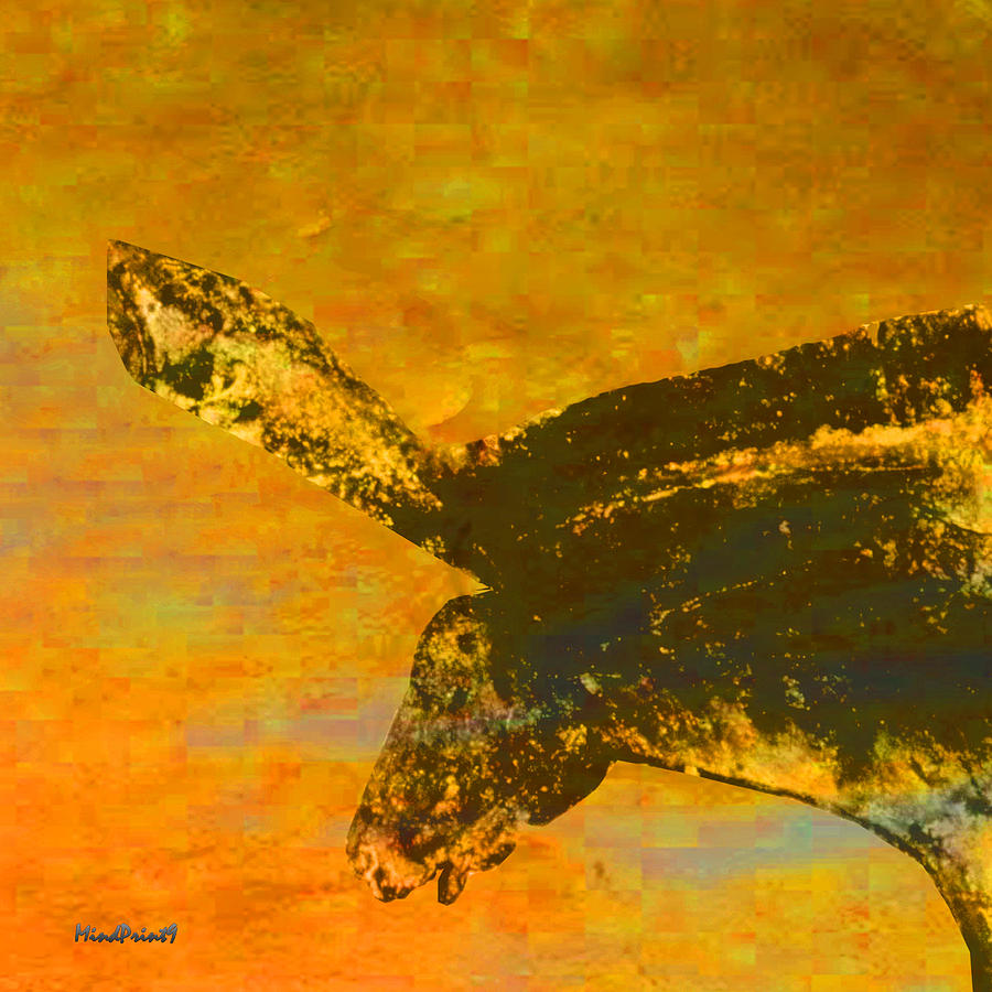 Chauvet Wild Horse Digital Art by Asok Mukhopadhyay